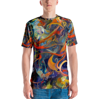 Men's Crew Neck T-Shirt - Spectral Swathe