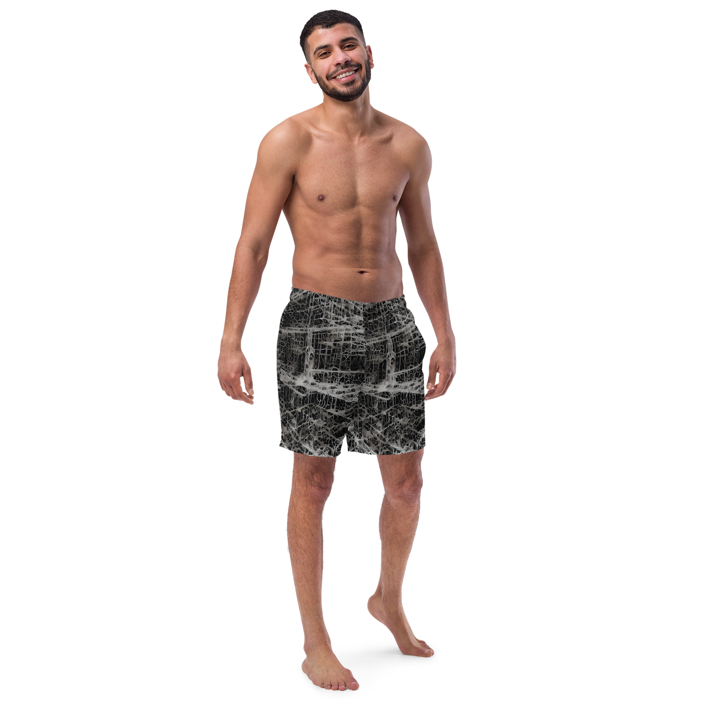 Swim Trunks - Monochrome Mesh