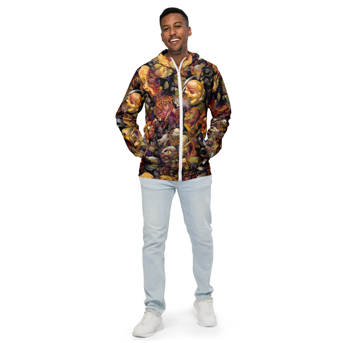 Men's Windbreaker - Arcimboldo Abundance