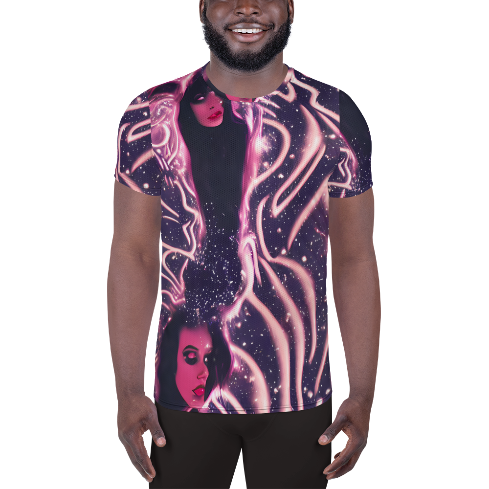 Men's Athletic T-Shirt - Stardust Siren