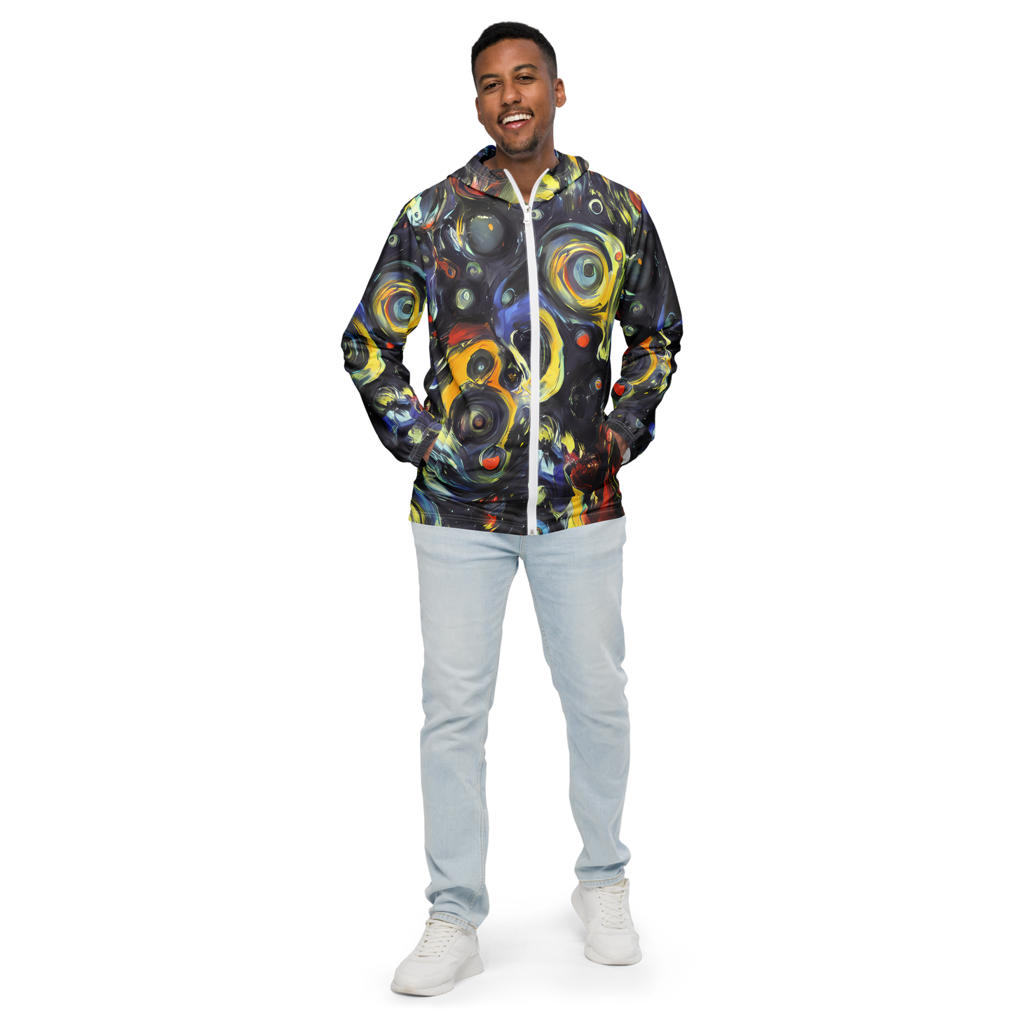 Men's Windbreaker - Corinthian Swirl