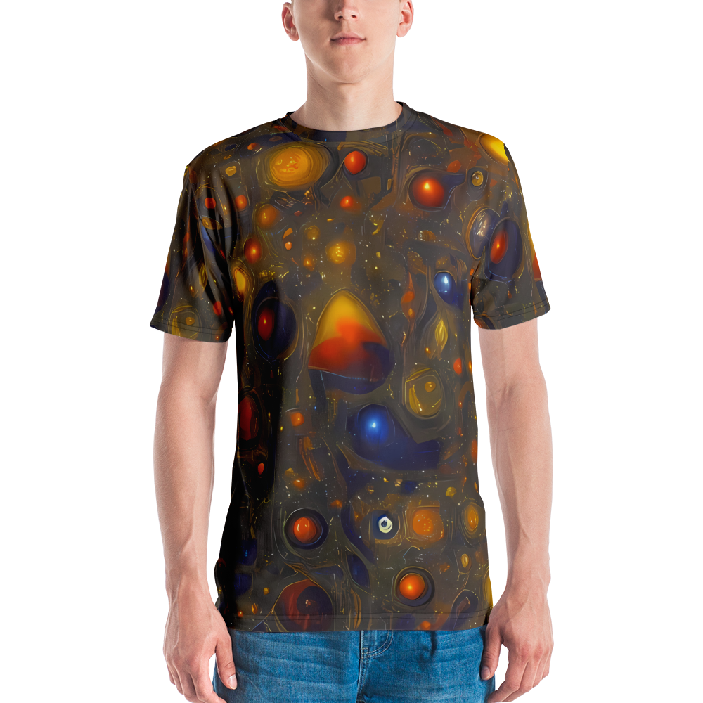 Men's Crew Neck T-Shirt - Chromal Flux