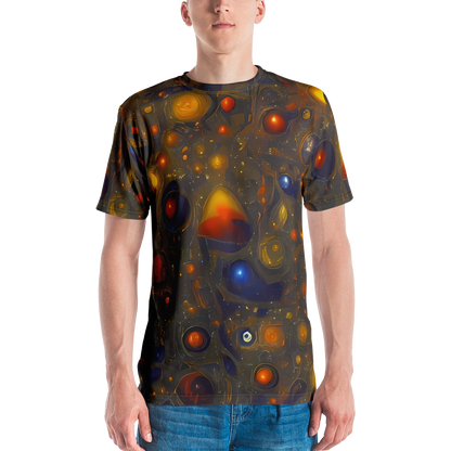 Men's Crew Neck T-Shirt - Chromal Flux