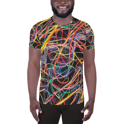 Men's Athletic T-Shirt - Acconci Twirl