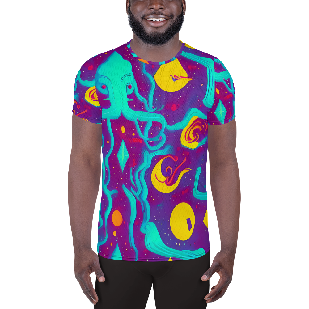 Men's Athletic T-Shirt - Cosmic Current