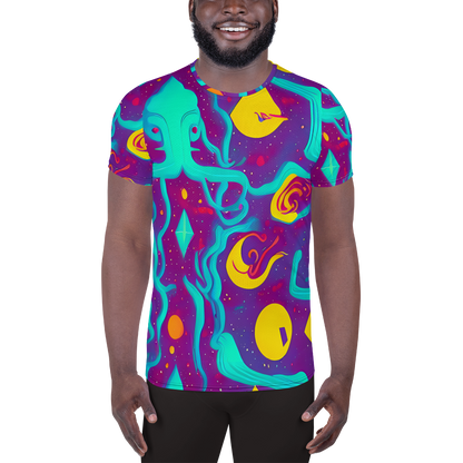 Men's Athletic T-Shirt - Cosmic Current