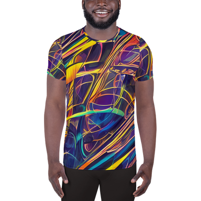 Men's Athletic T-Shirt - Vector Rhapsody