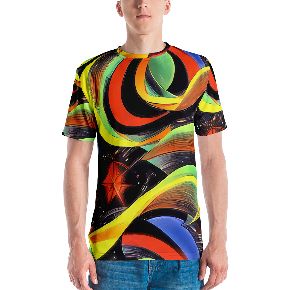 Men's Crew Neck T-Shirt - Tenggren Whirl