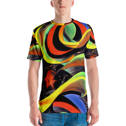 Men's Crew Neck T-Shirt - Tenggren Whirl