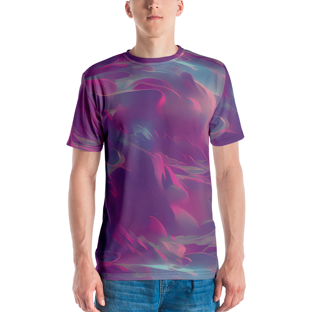 Men's Crew Neck T-Shirt - Dreamscape Swirl