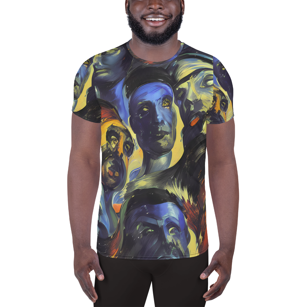 Men's Athletic T-Shirt - Cosmic Visages