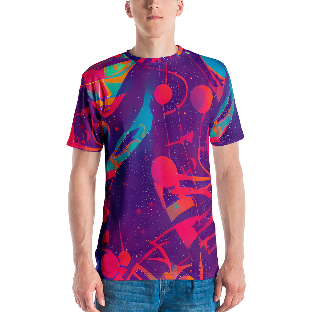 Men's Crew Neck T-Shirt - Spheric Rhapsody