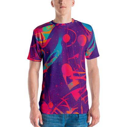 Men's Crew Neck T-Shirt - Spheric Rhapsody