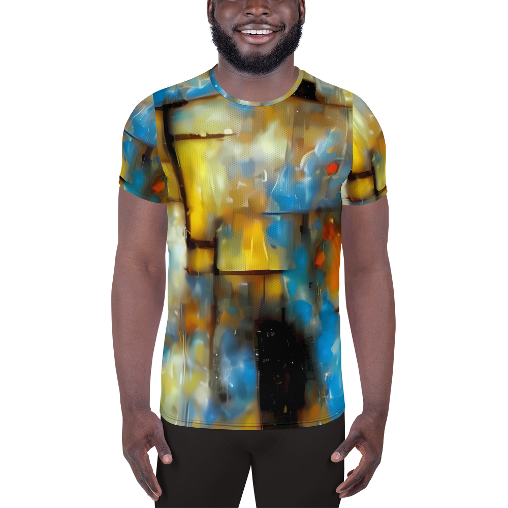 Men's Athletic T-Shirt - Kohn Cubism