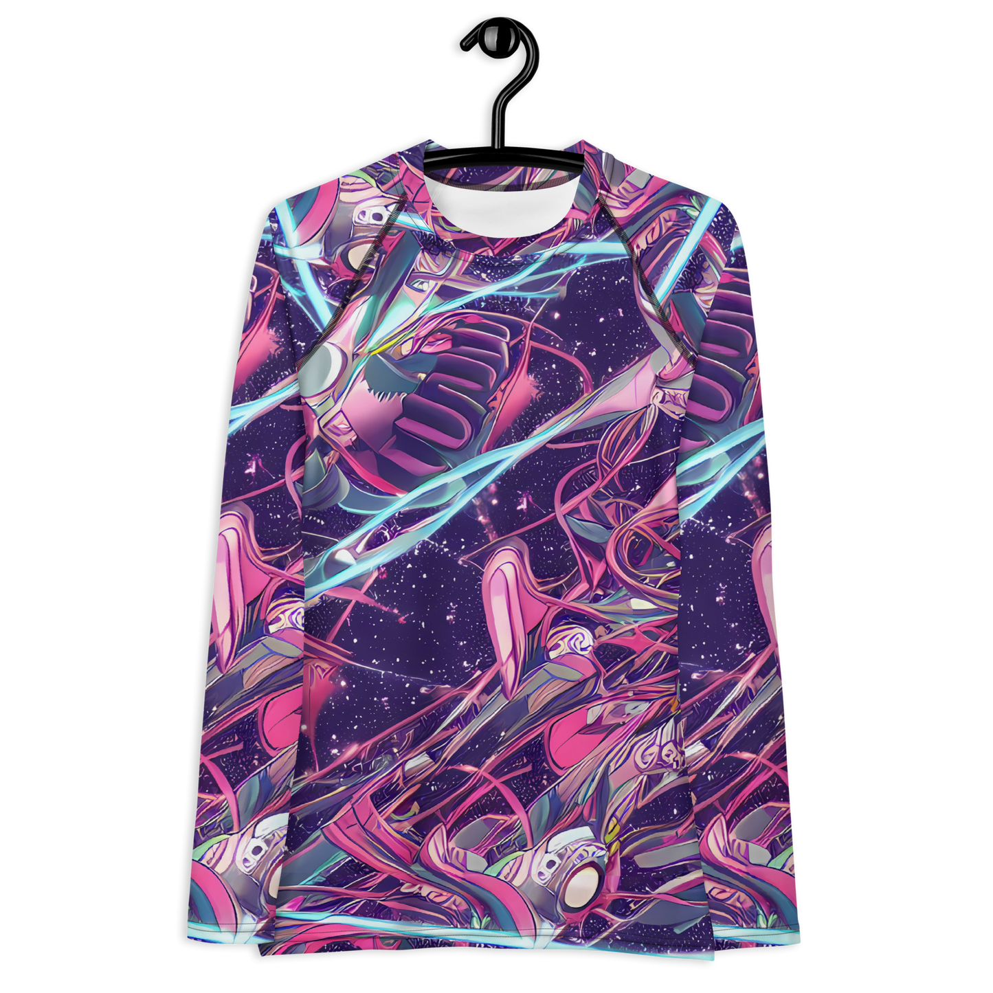 Women's Rash Guard - Neo-Tokyo Twirl