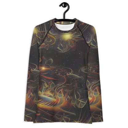 Women's Rash Guard - Galactic Swirl