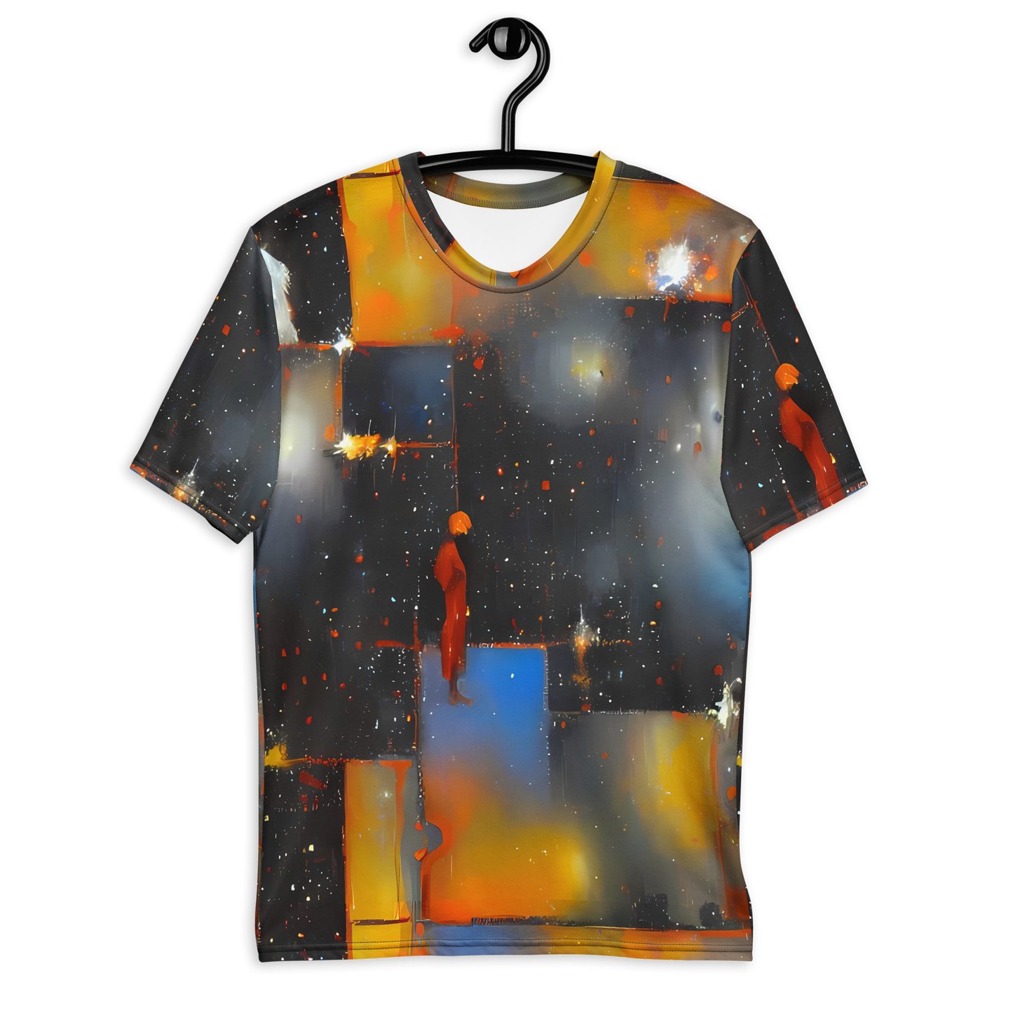 Men's Crew Neck T-Shirt - Monet's Matrix