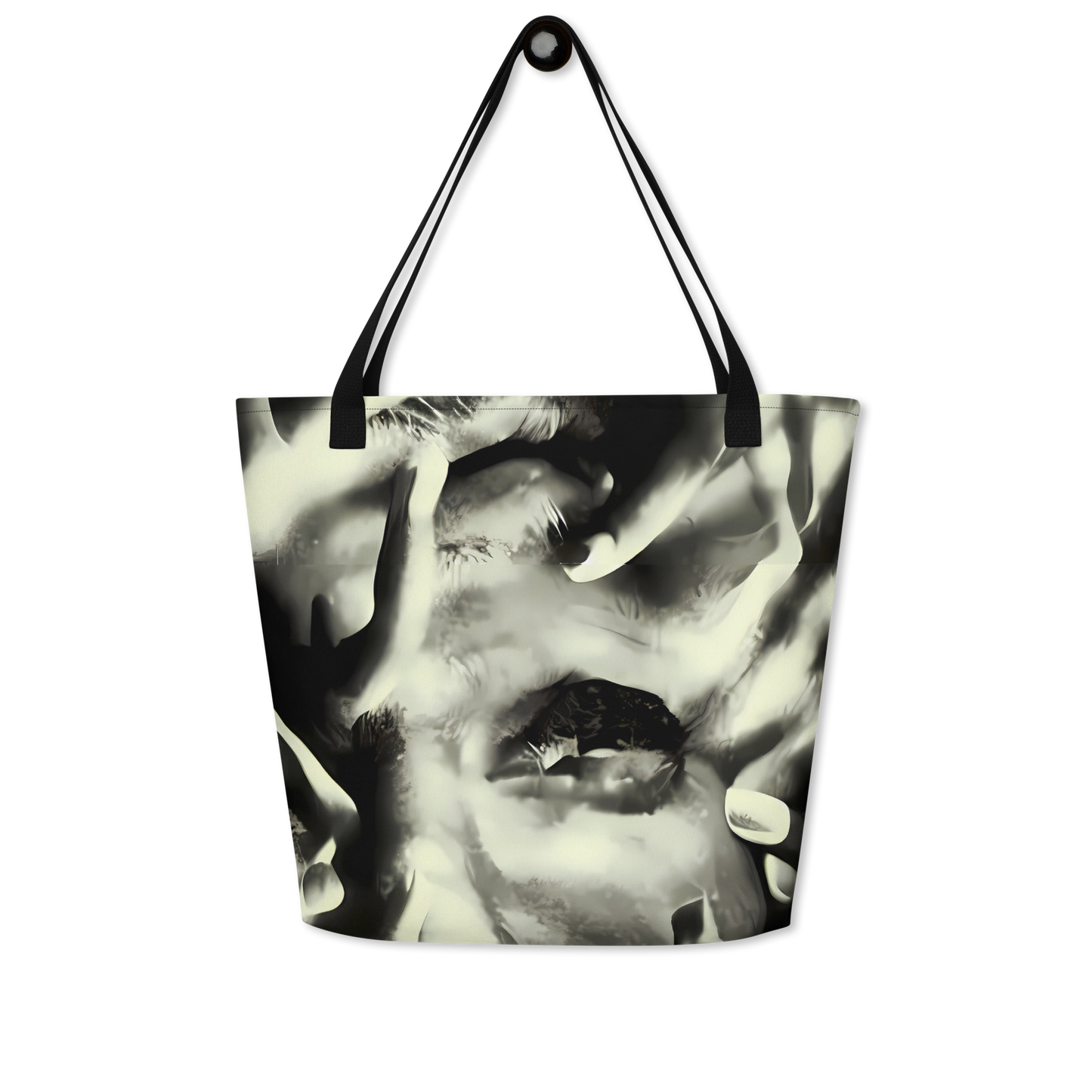 Large Tote Bag w/ Pocket - Shadowed Mystique