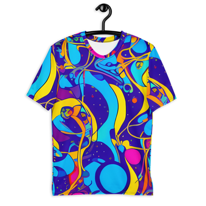 Men's Crew Neck T-Shirt - Spectral Tangle