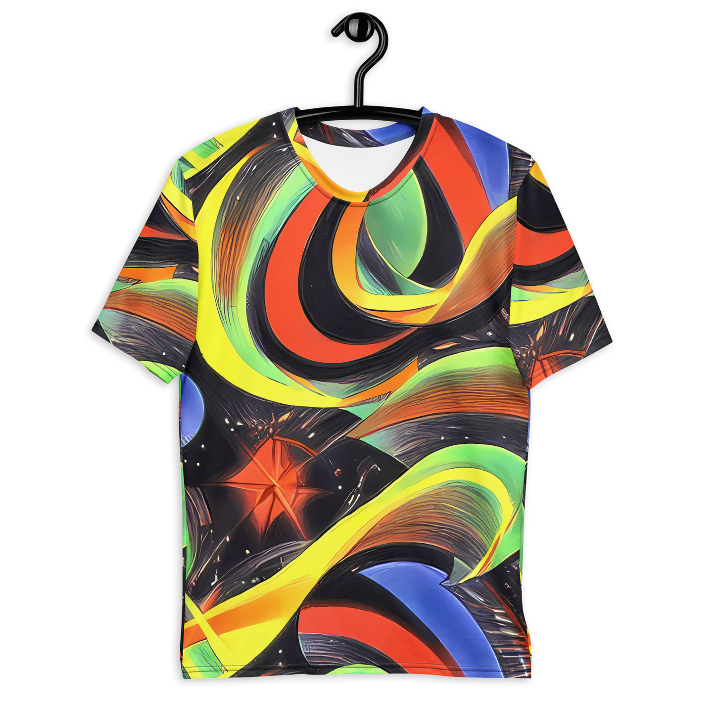 Men's Crew Neck T-Shirt - Tenggren Whirl