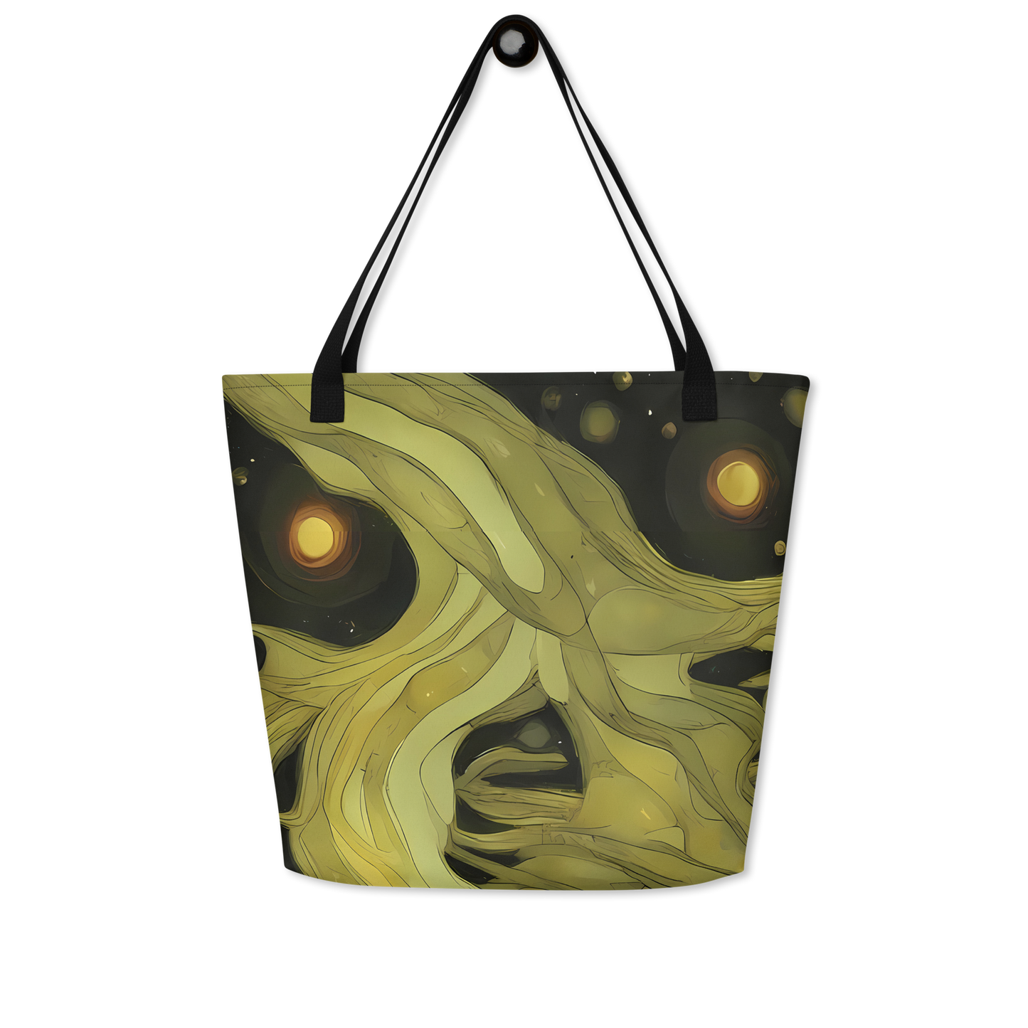 Large Tote Bag w/ Pocket - Whispered Breeze