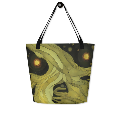 Large Tote Bag w/ Pocket - Whispered Breeze