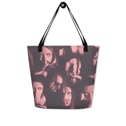 Large Tote Bag w/ Pocket - Portrait Whispers