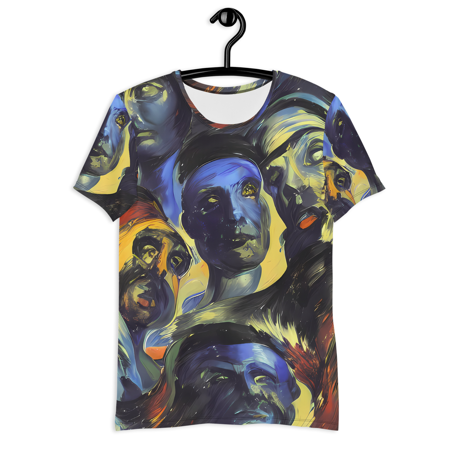 Men's Athletic T-Shirt - Cosmic Visages