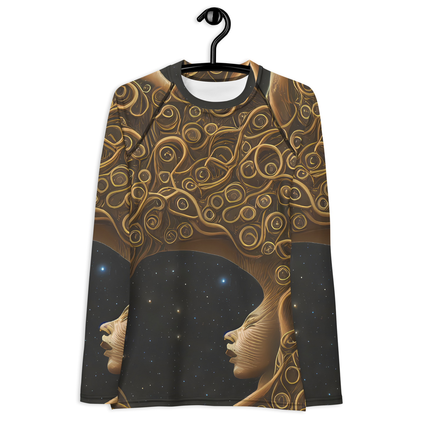 Women's Rash Guard - Ethereal Coils