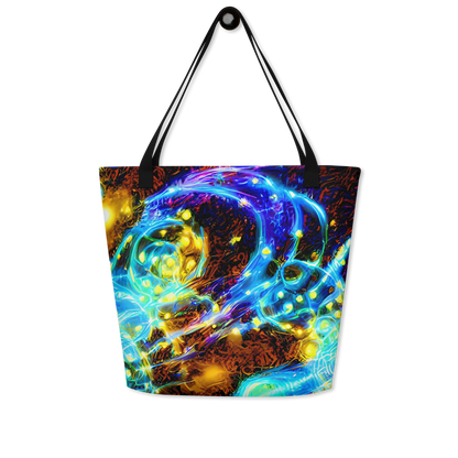 Large Tote Bag w/ Pocket - Neon Füssli