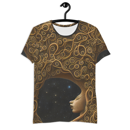 Men's Athletic T-Shirt - Ethereal Coils