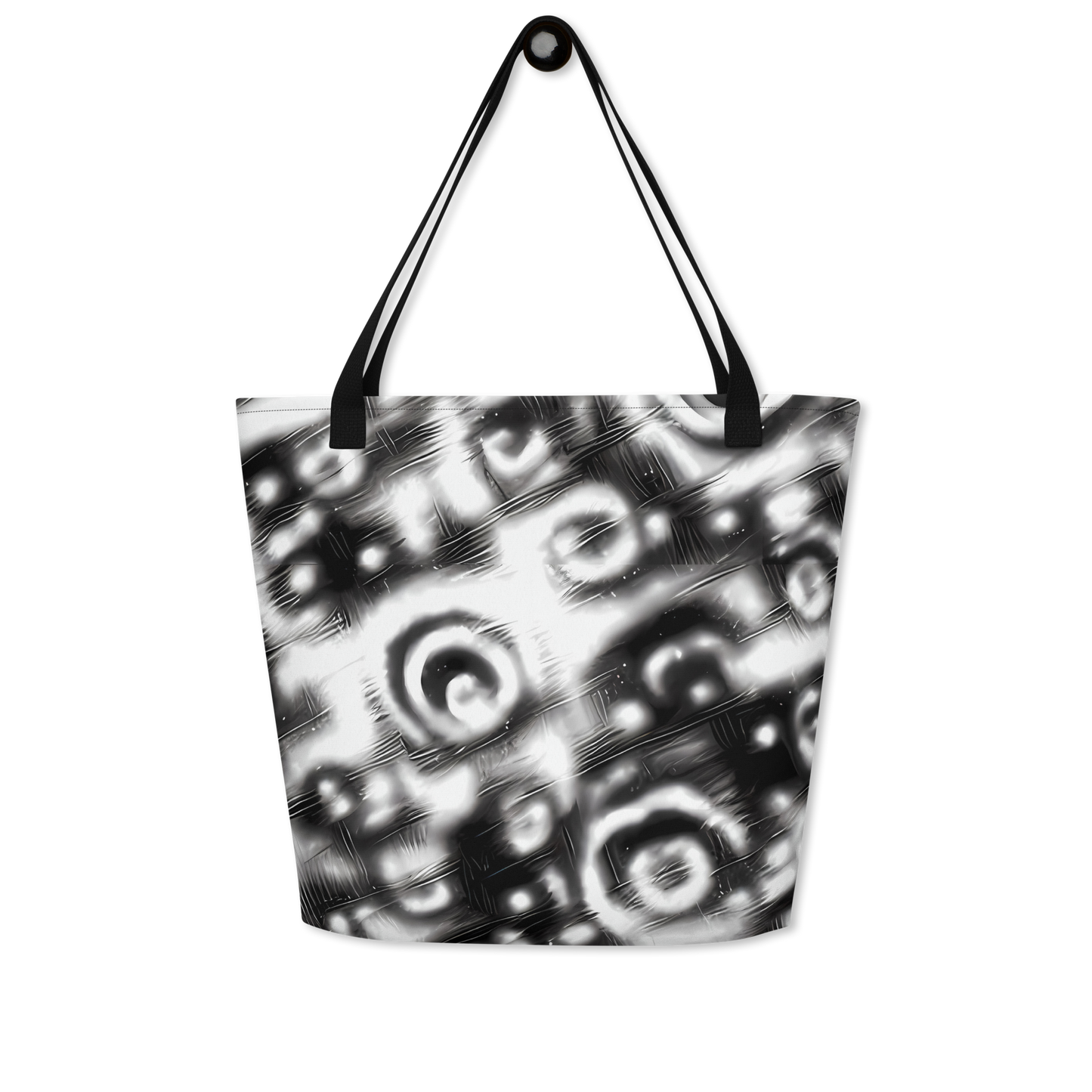 Large Tote Bag w/ Pocket - Bernhard Swirl