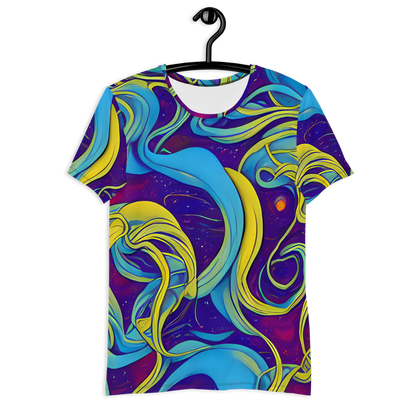 Men's Athletic T-Shirt - Stellar Swirls