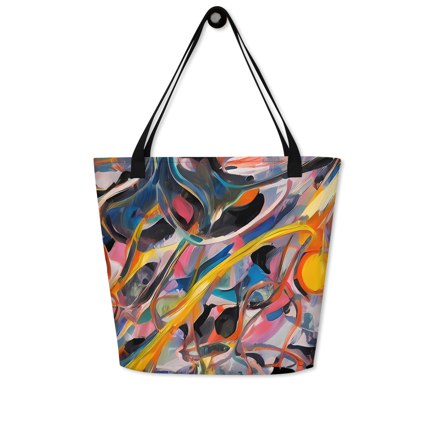 Large Tote Bag w/ Pocket - Brazen Rhapsody