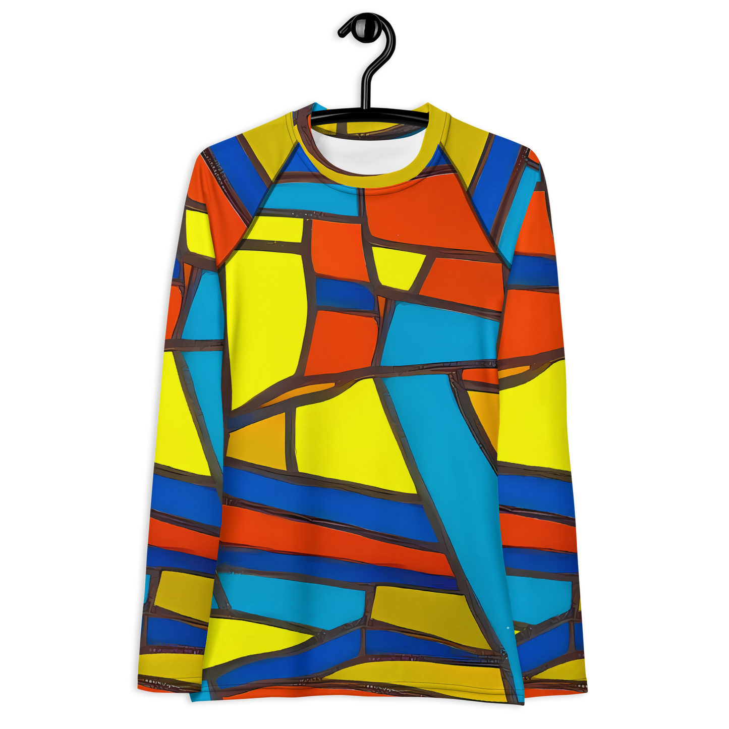 Women's Rash Guard - Mondrian Mesh