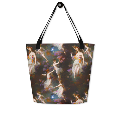 Large Tote Bag w/ Pocket - Winterhalter Whimsy