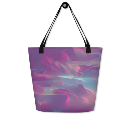 Large Tote Bag w/ Pocket - Dreamscape Swirl