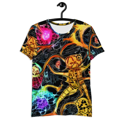 Men's Athletic T-Shirt - Psychedelic Pulsar