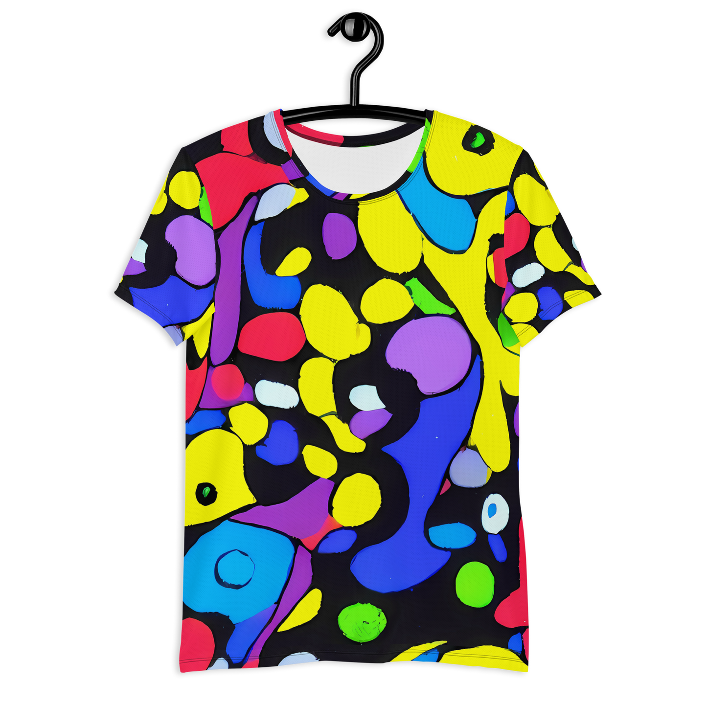 Men's Athletic T-Shirt - Miró's Mosaic