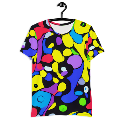 Men's Athletic T-Shirt - Miró's Mosaic