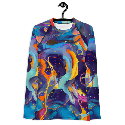 Women's Rash Guard - Whimsical Fusion