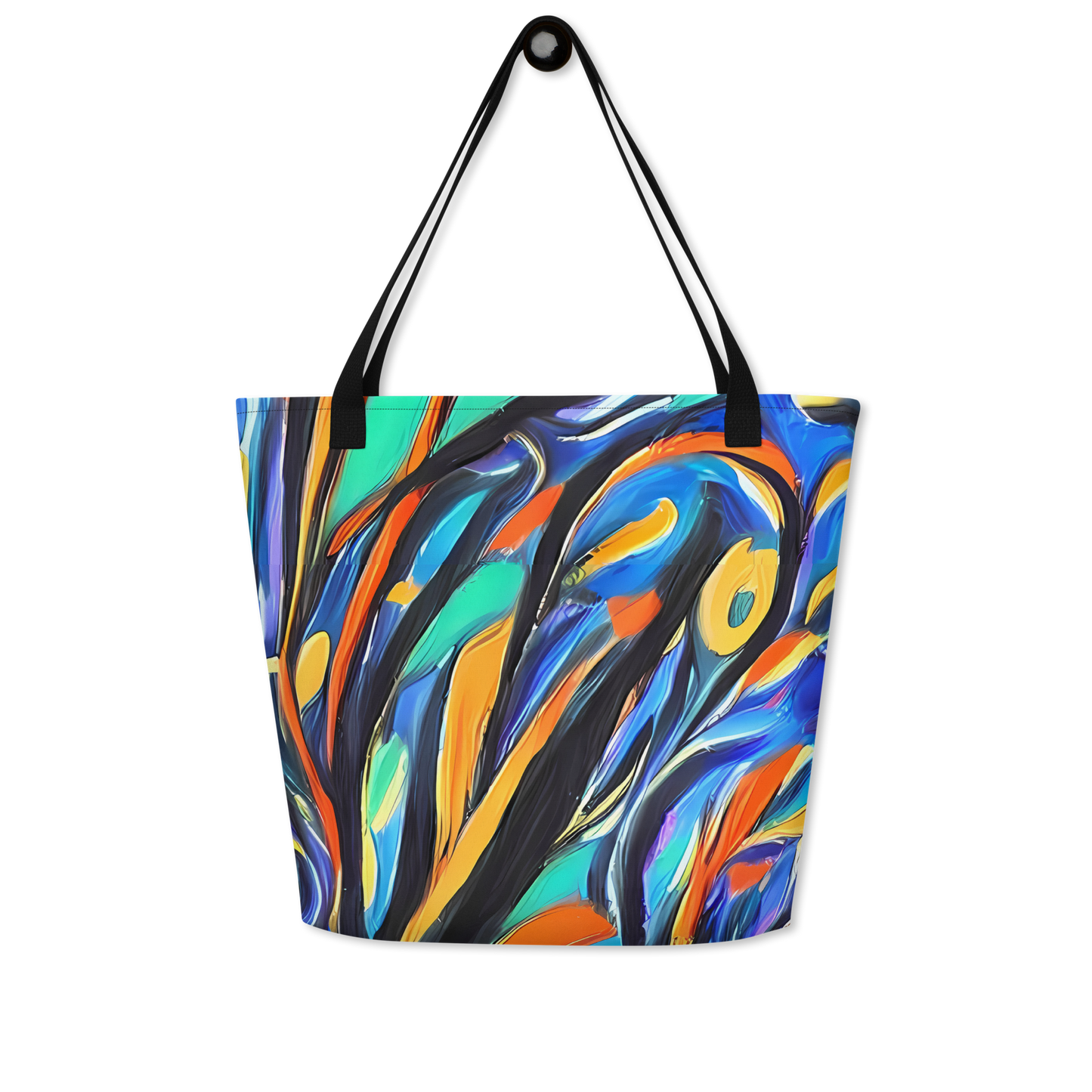 Large Tote Bag w/ Pocket - Carr's Whirl