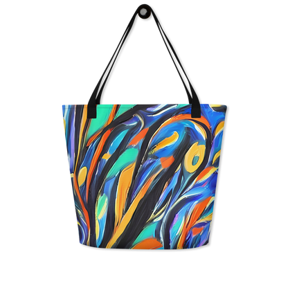 Large Tote Bag w/ Pocket - Carr's Whirl