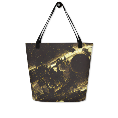 Large Tote Bag w/ Pocket - Oceanic Echo