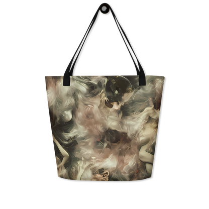 Large Tote Bag w/ Pocket - Ceramic Swirl