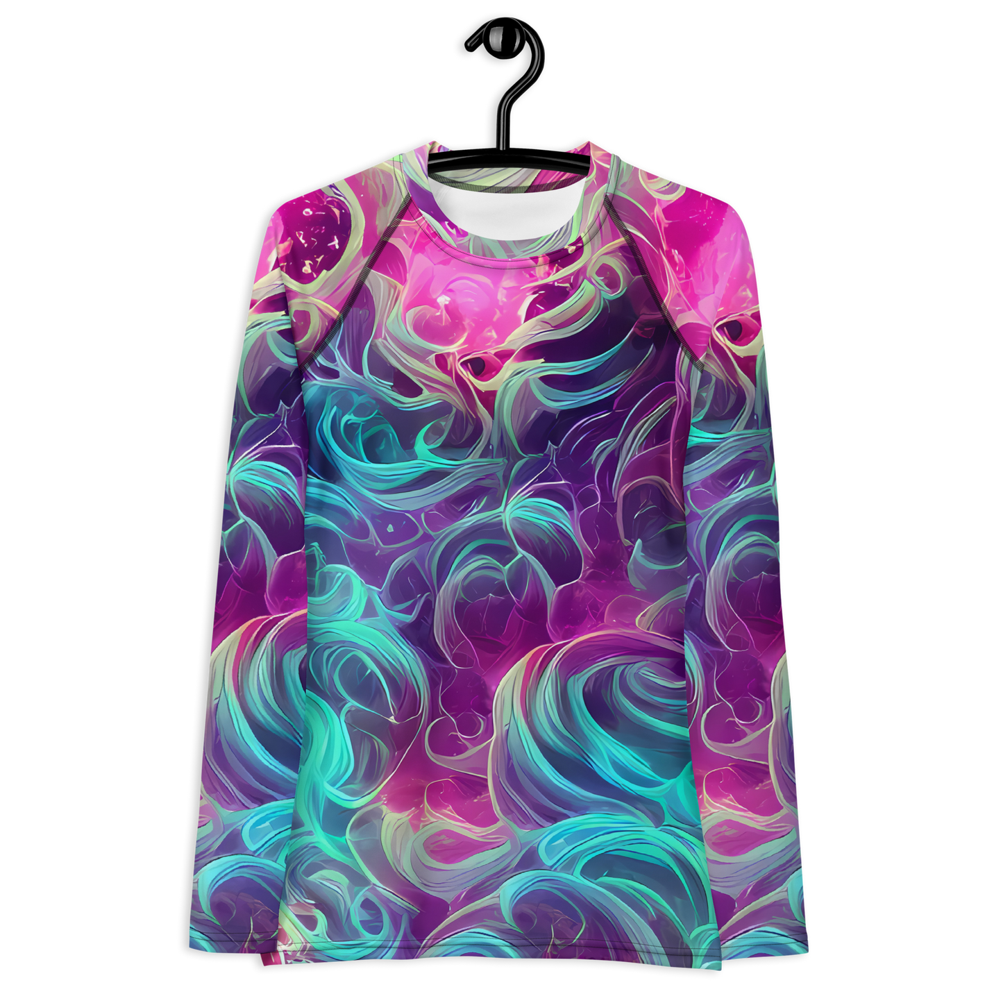 Women's Rash Guard - Galactic Bloom