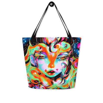 Large Tote Bag w/ Pocket - Viveros Vortex