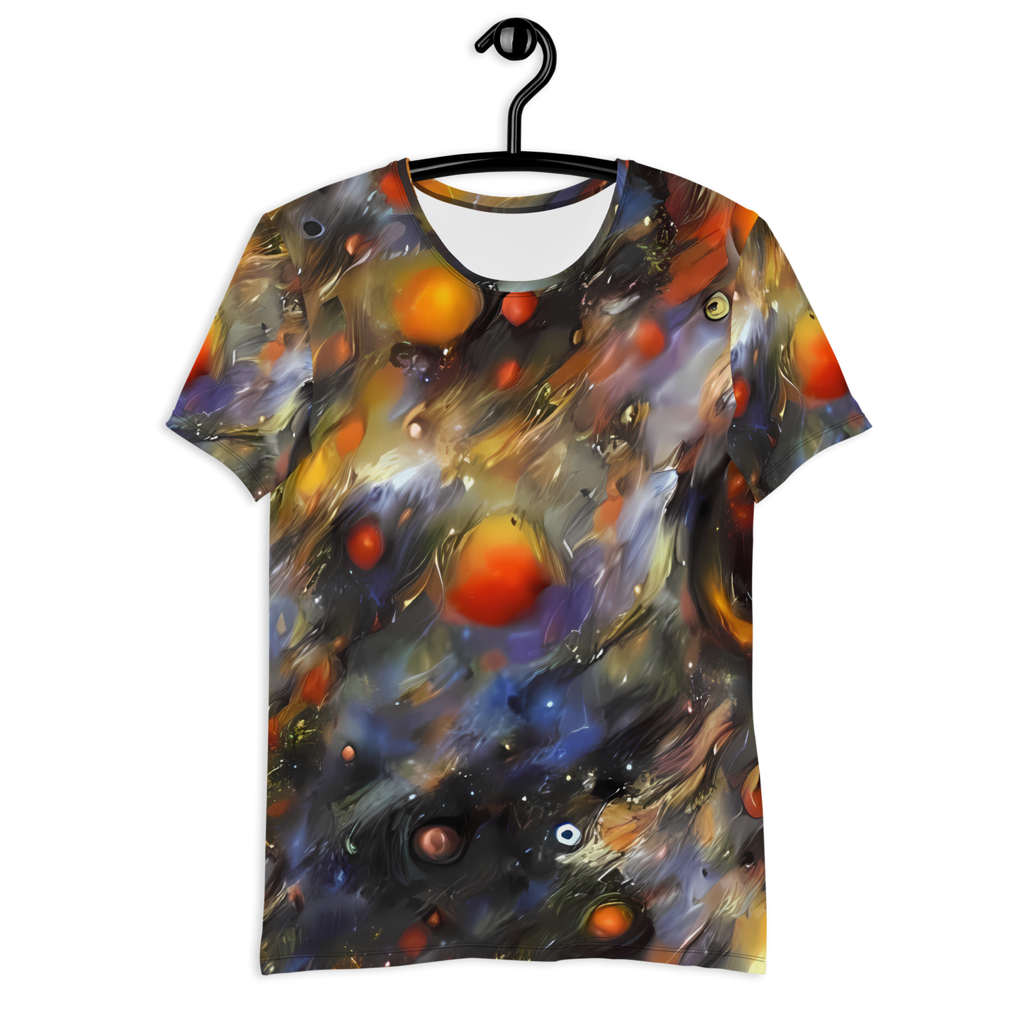 Men's Athletic T-Shirt - Brushstroke Blaze