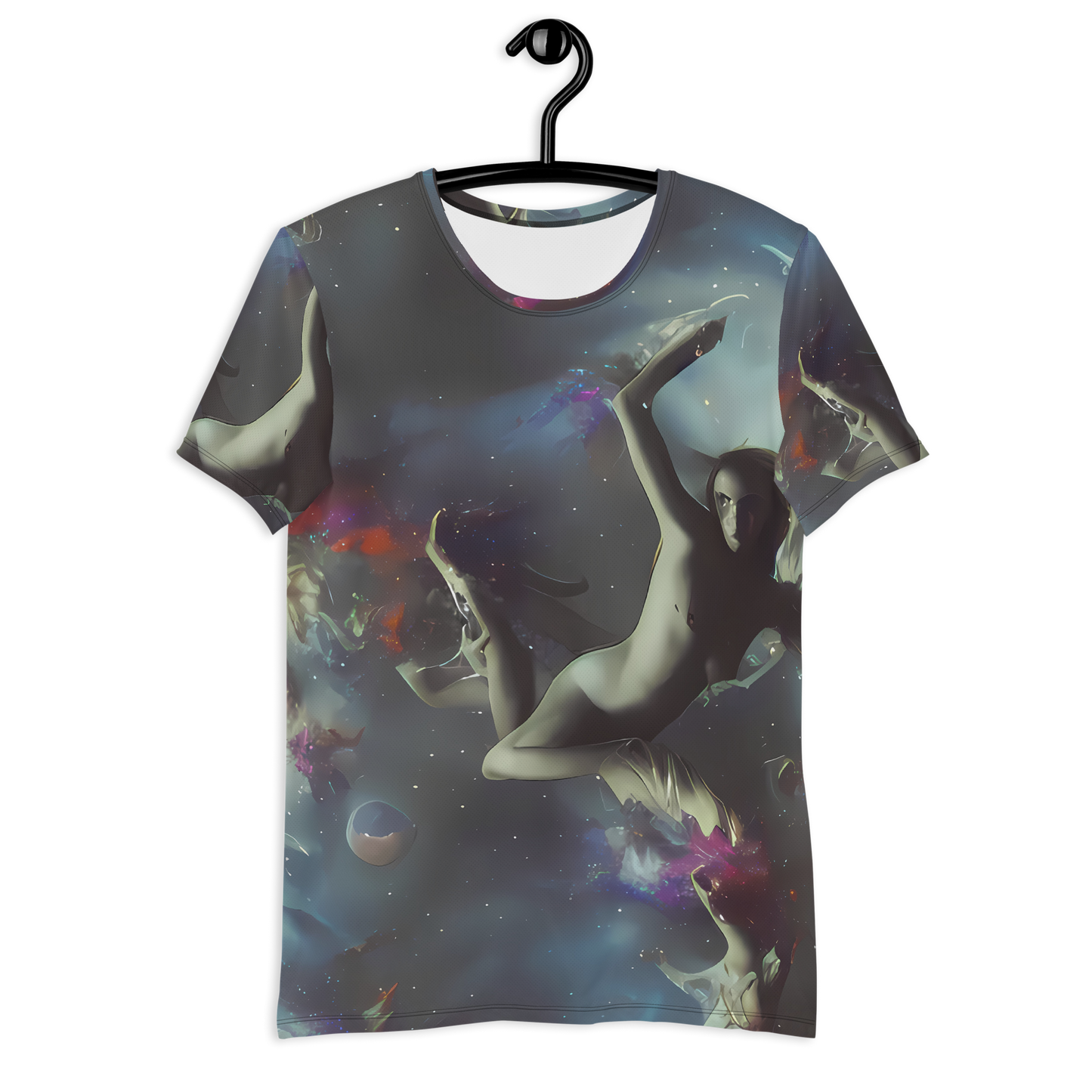 Men's Athletic T-Shirt - Cosmic Dancer