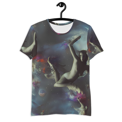 Men's Athletic T-Shirt - Cosmic Dancer